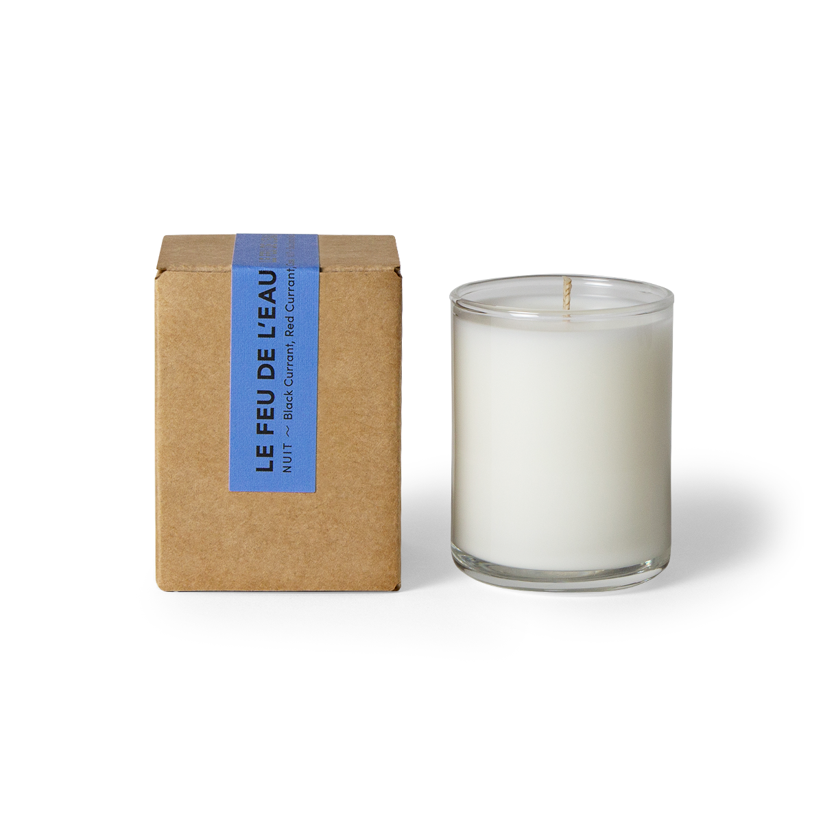 LE FEU DE L'EAU GLASS VOTIVE - NUIT