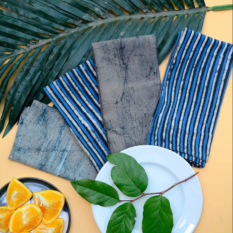 STRIPE NAPKIN BY ICHCHA (SET OF 4)