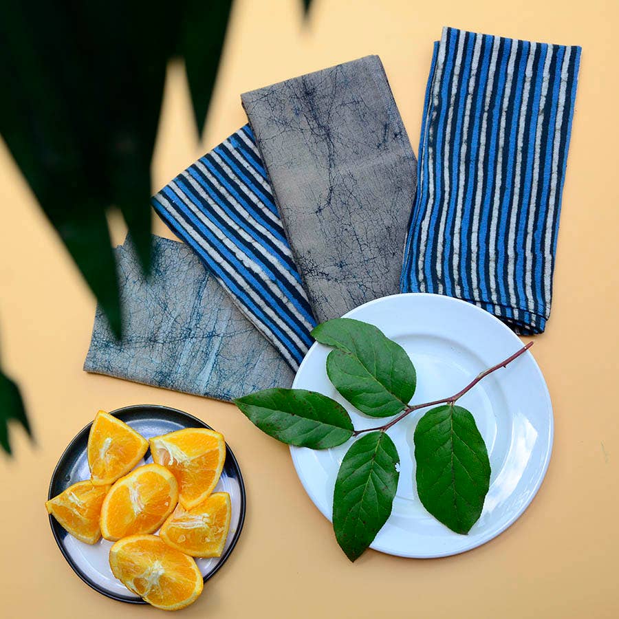STRIPE NAPKIN BY ICHCHA (SET OF 4)