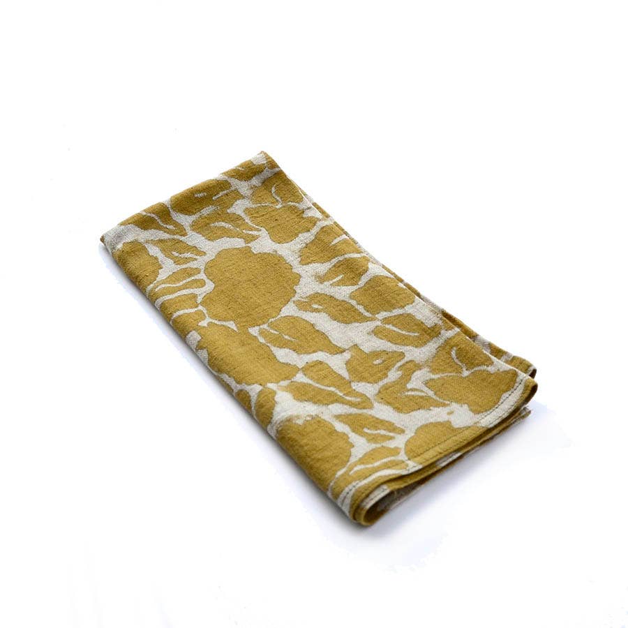 YAN YELLOW GOLD NAPKIN BY ICHCHA (SET OF 4)