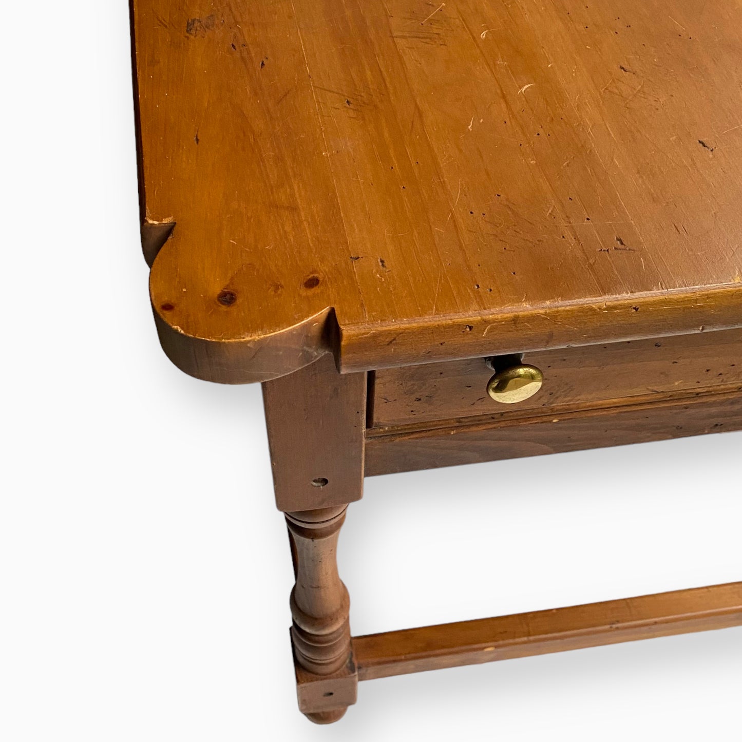 FOLK ART END TABLE