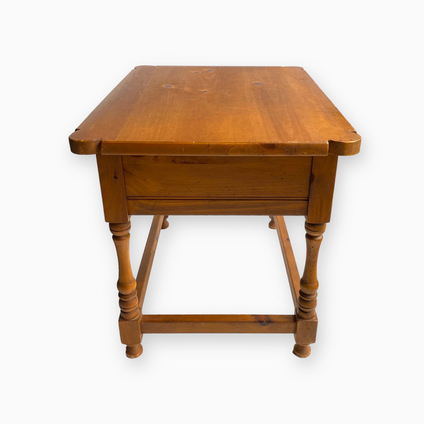 FOLK ART END TABLE