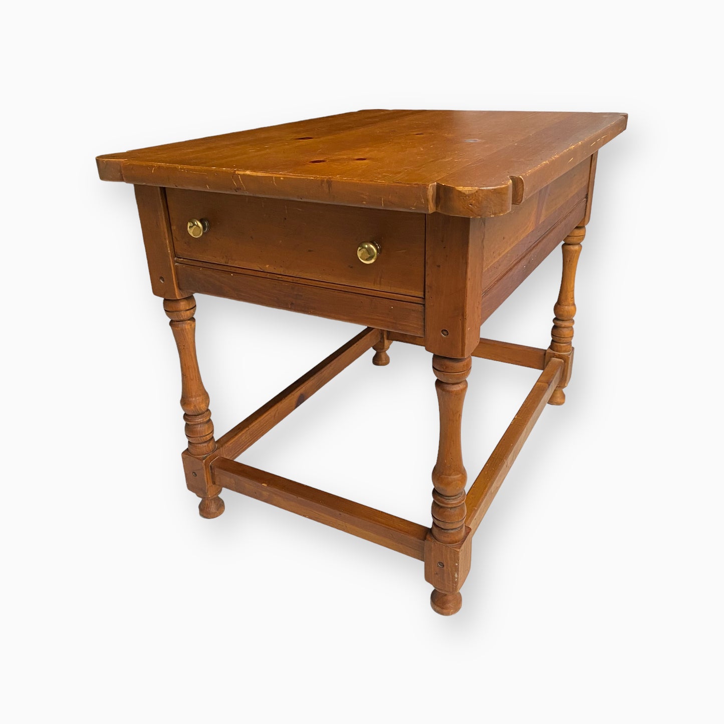 FOLK ART END TABLE