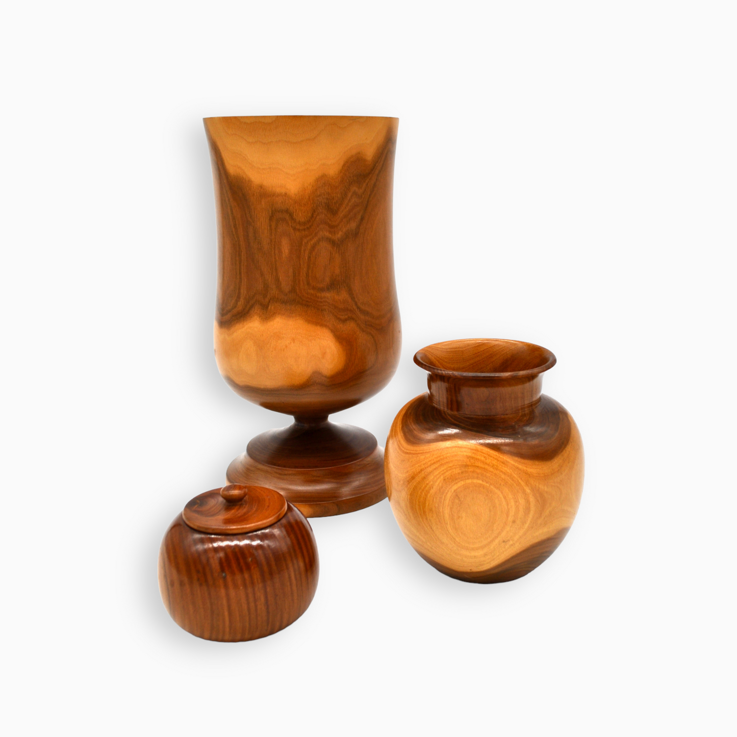 Handcrafted Spun Wood Vessel - Medium Sized