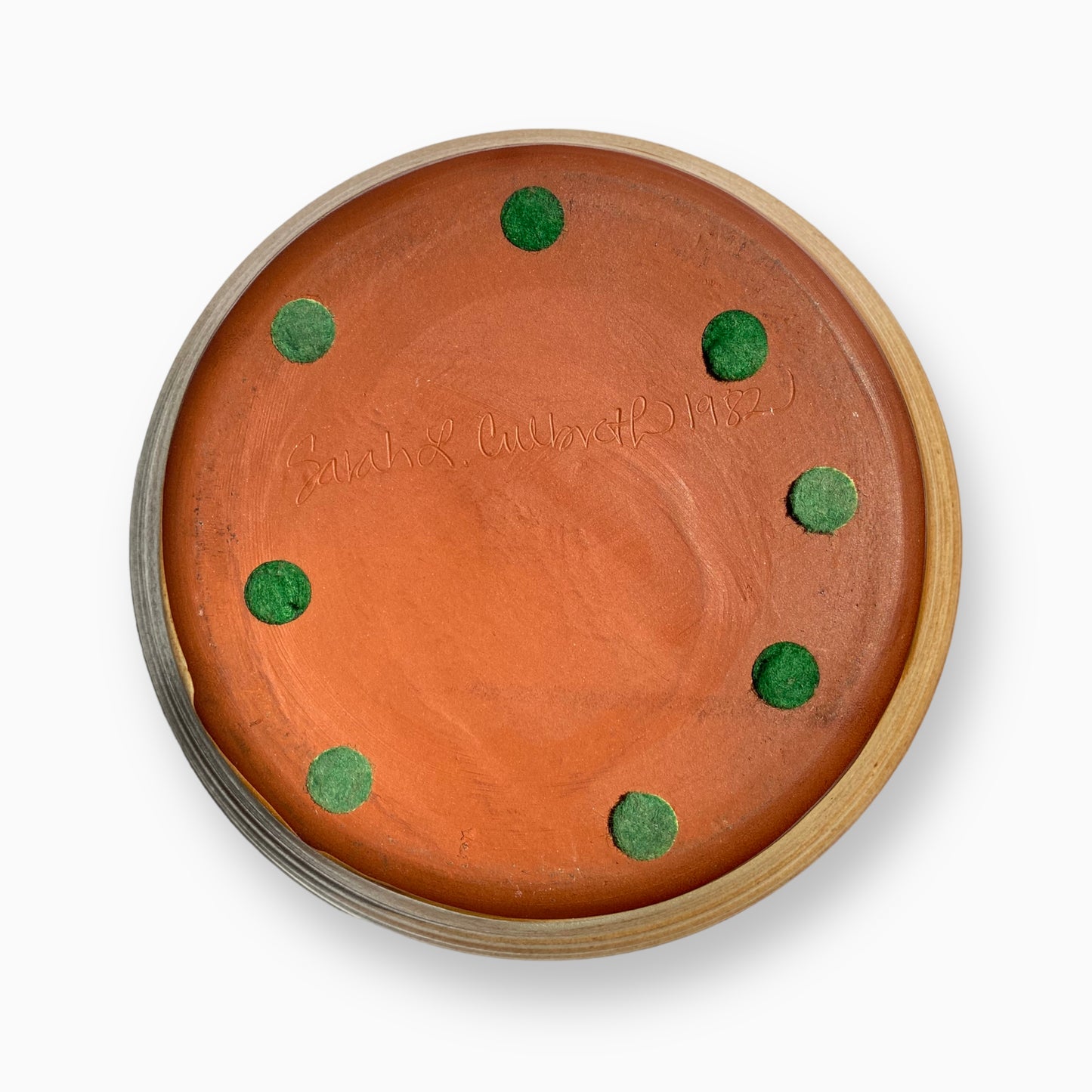 TAN CERAMIC CANISTER WITH LID