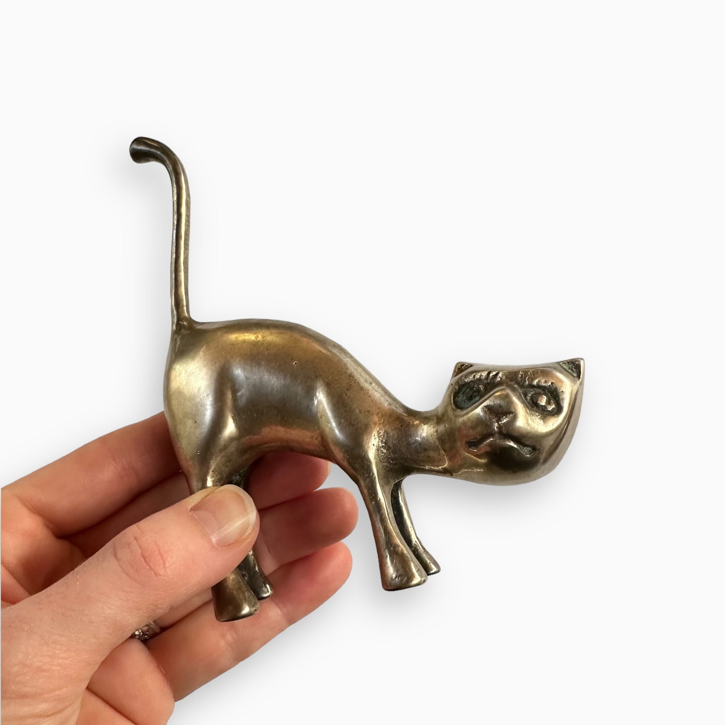 MCM BRASS CAT RING HOLDER