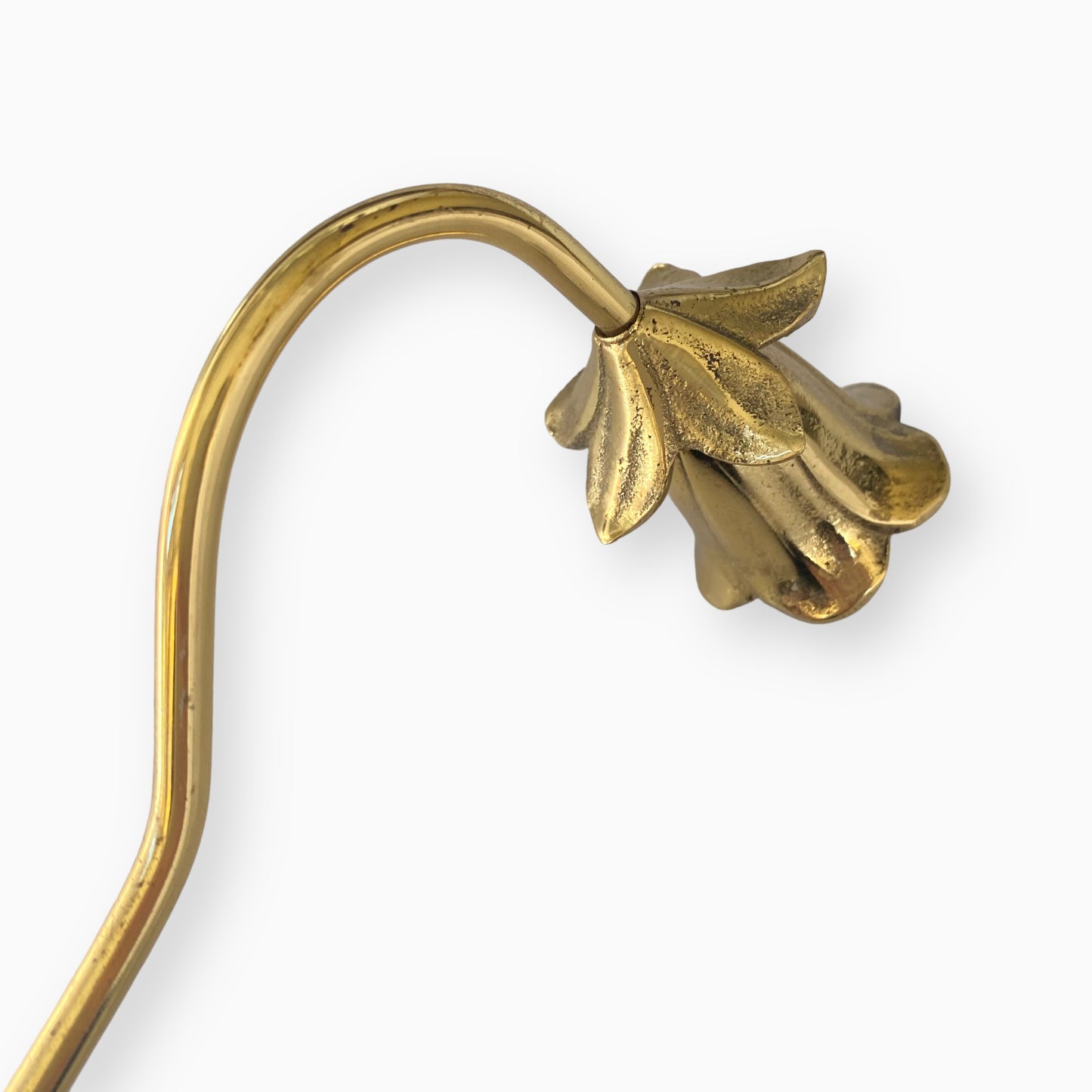 Brass Flower Candle Snuffer