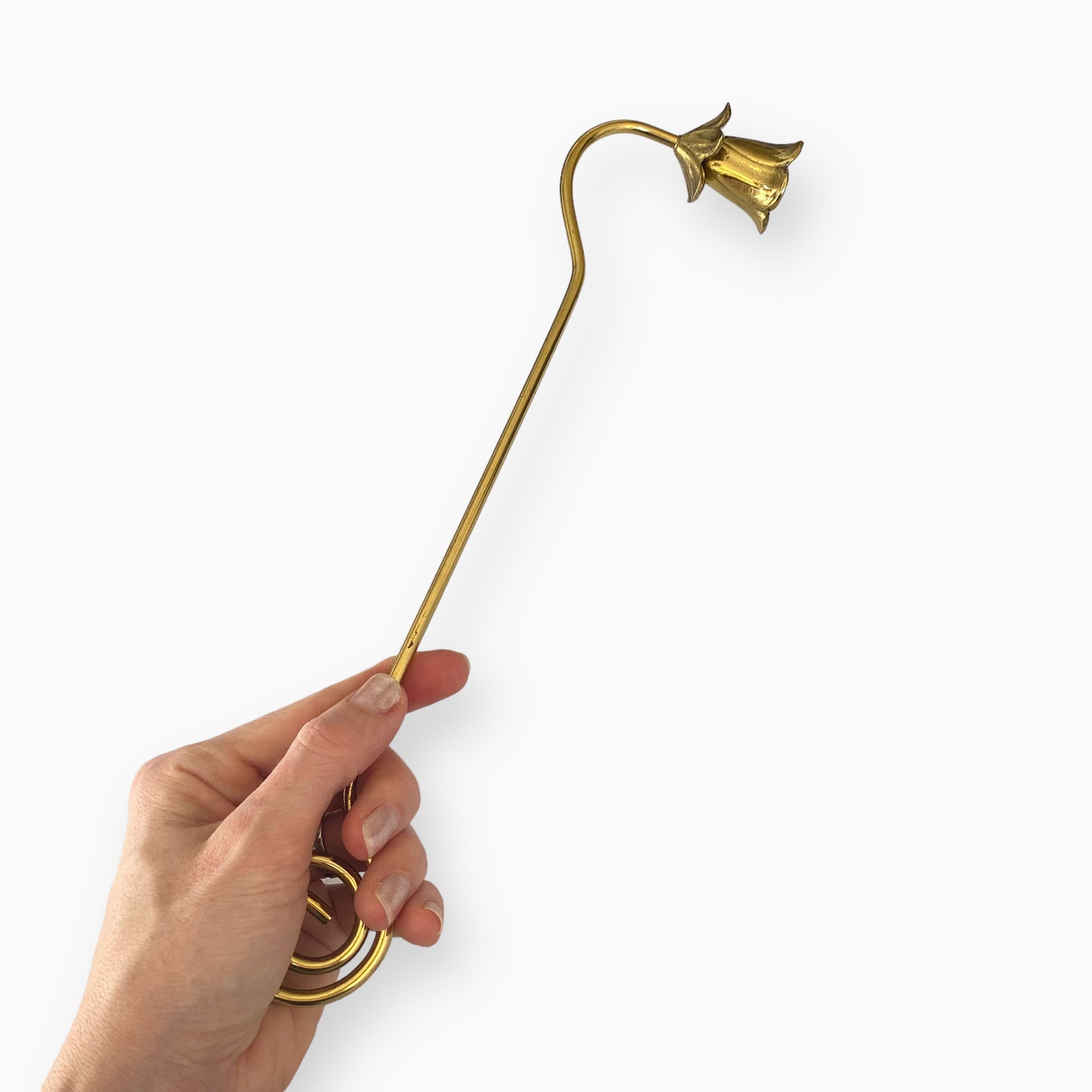Brass Flower Candle Snuffer