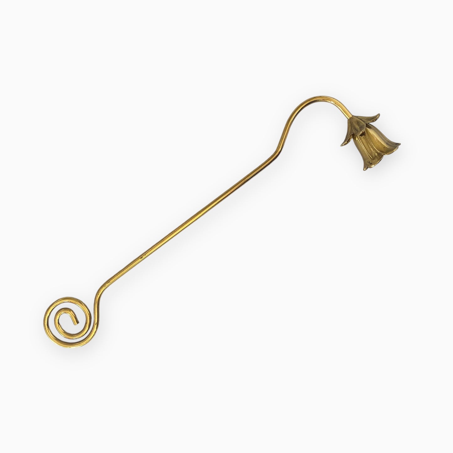 Brass Flower Candle Snuffer