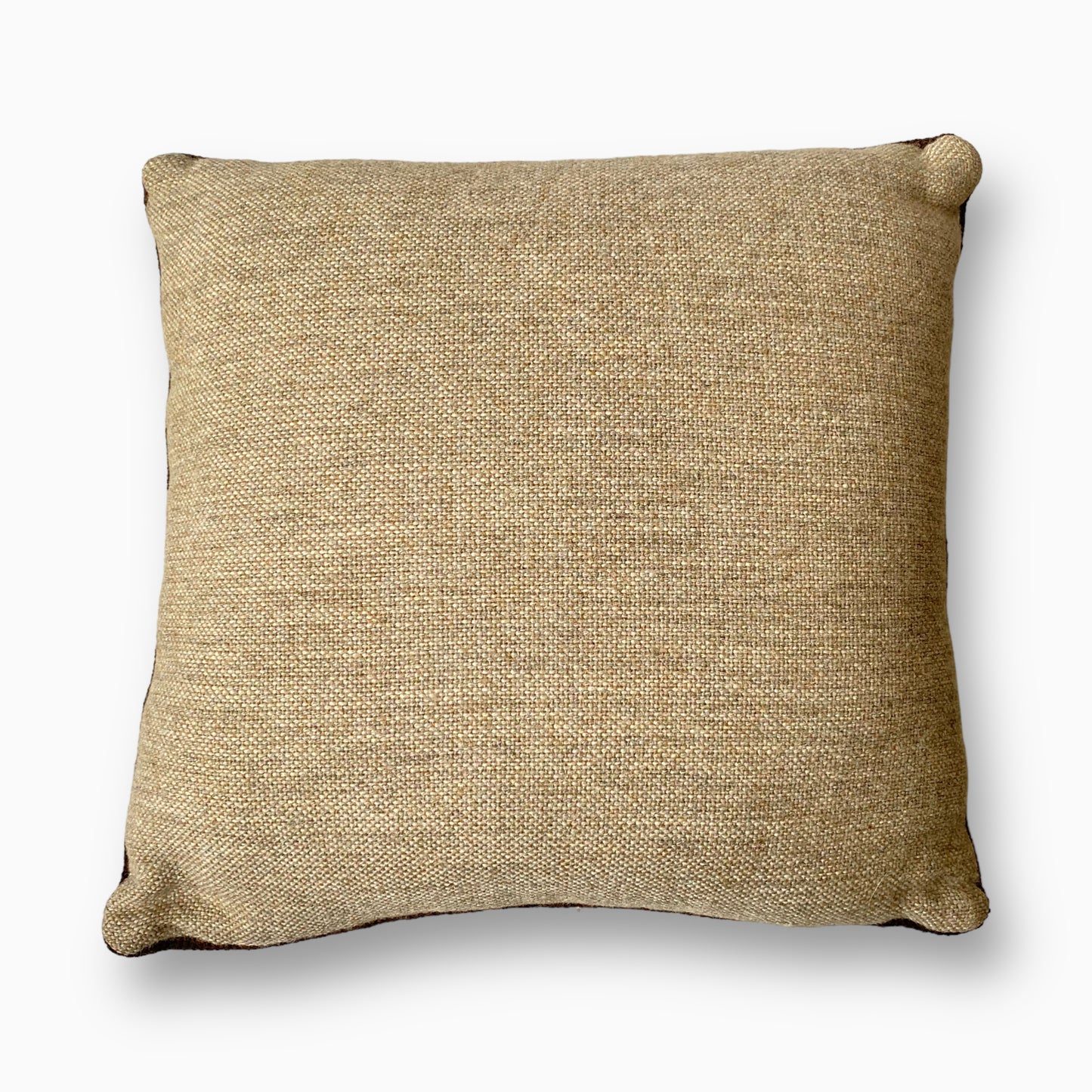 Vintage Floral Embroidered Throw Pillow