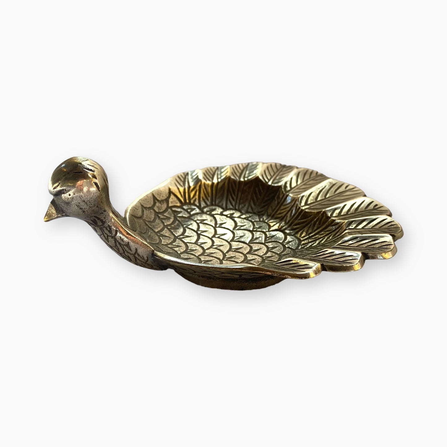 Vintage pheasant trinket dish