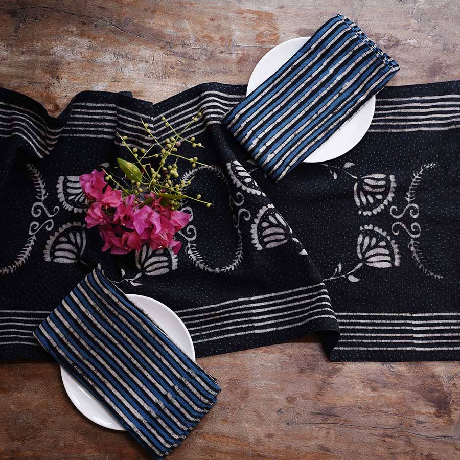 STRIPE NAPKIN BY ICHCHA (SET OF 4)