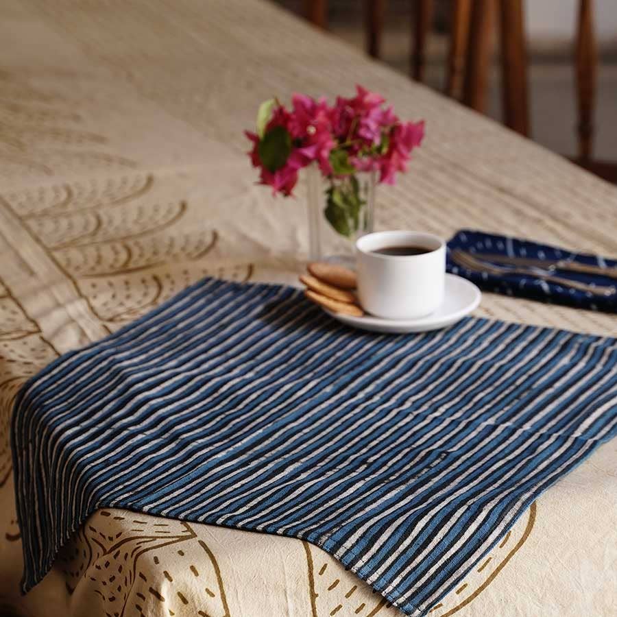 STRIPE NAPKIN BY ICHCHA (SET OF 4)