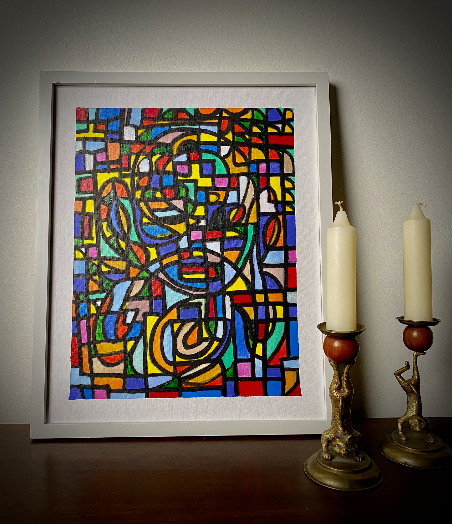 GEOMETRIC ABSTRACT PAINTING