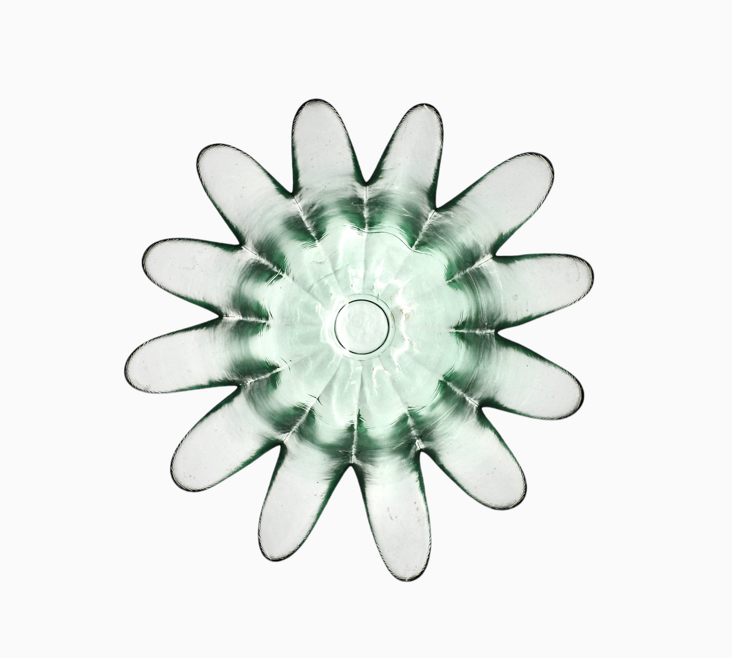 FLOWER SHAPED GLASS BOWL