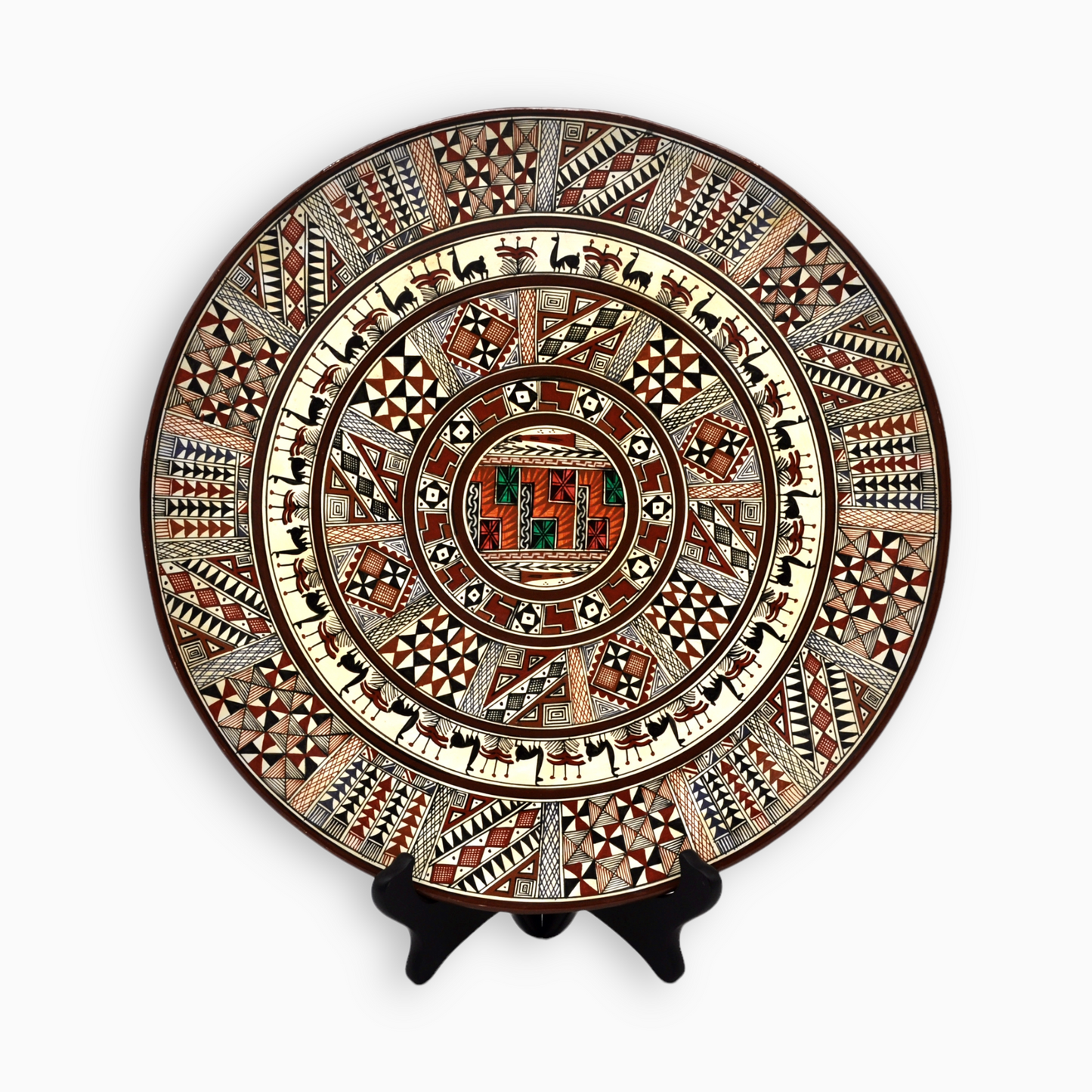 DECORATIVE LLAMA PLATE