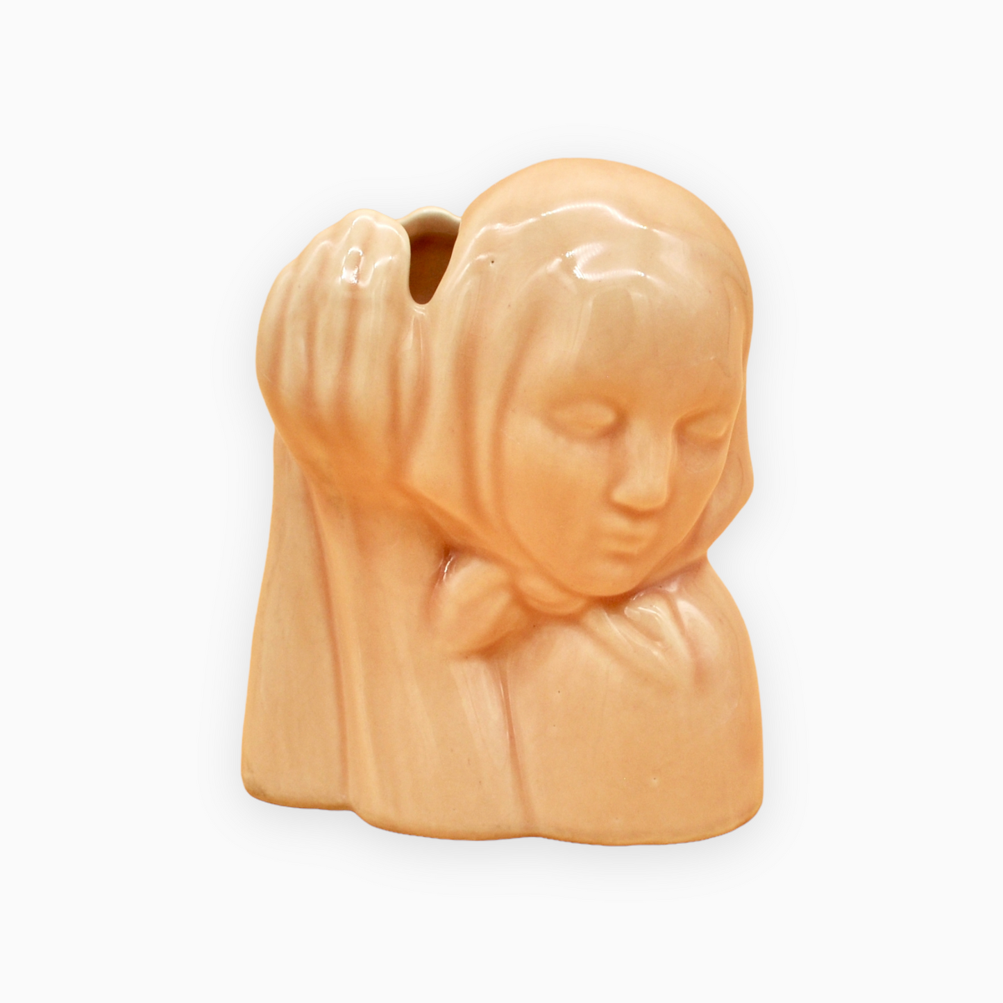 CERAMIC HEAD VASE