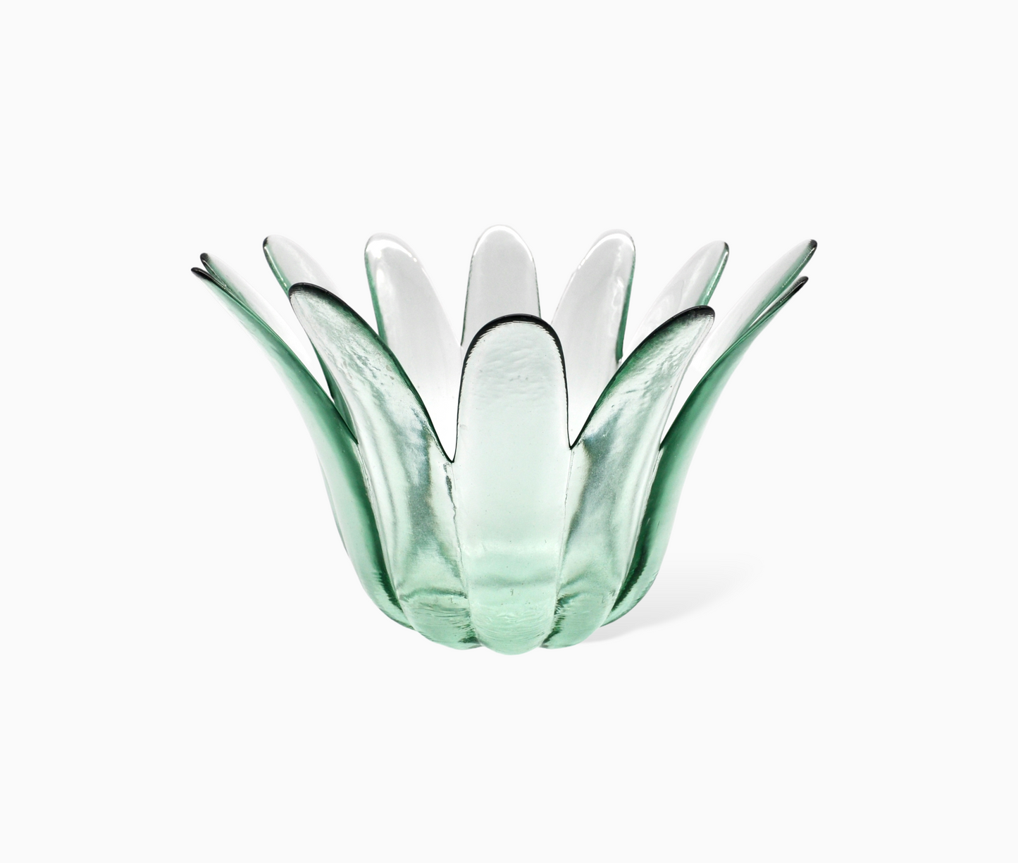 FLOWER SHAPED GLASS BOWL