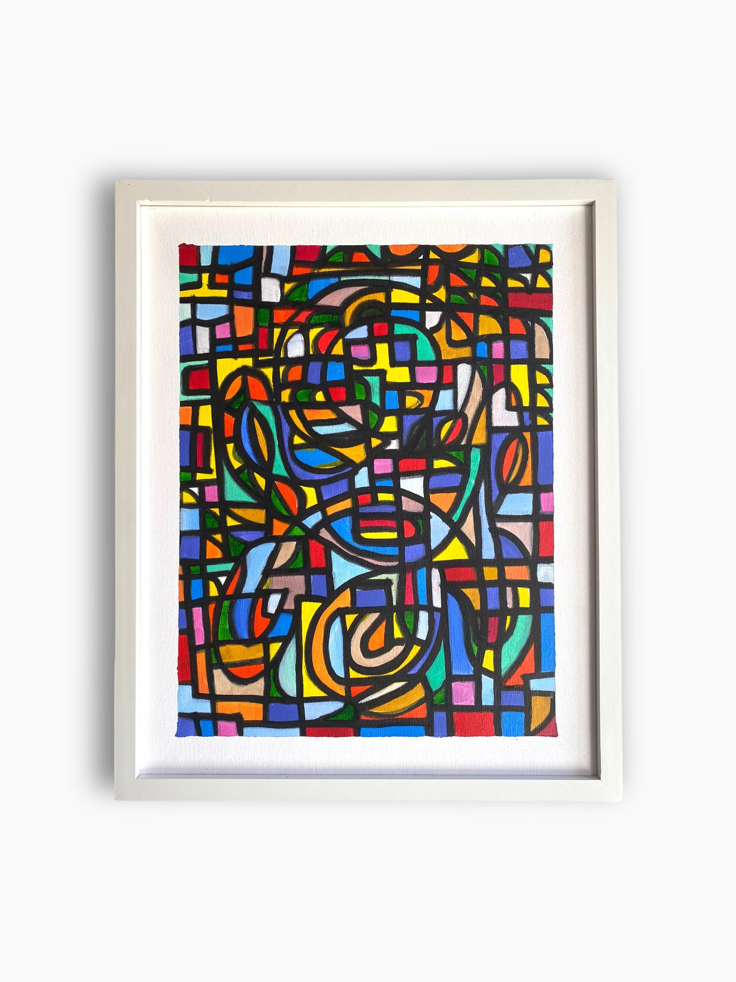 GEOMETRIC ABSTRACT PAINTING