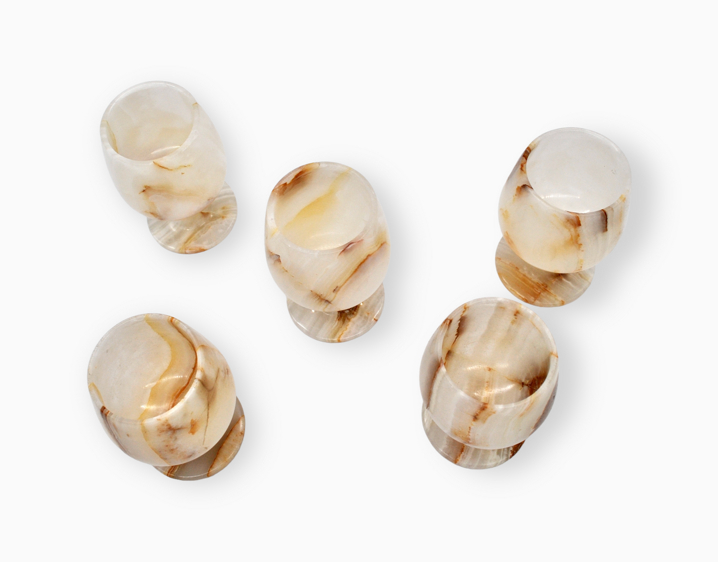 ONYX MARBLE GOBLETS