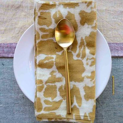 YAN YELLOW GOLD NAPKIN BY ICHCHA (SET OF 4)