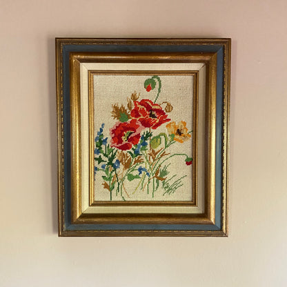 POPPY NEEDLEPOINT