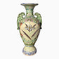 Antique Japanese Satsuma Moriage Pottery Vase