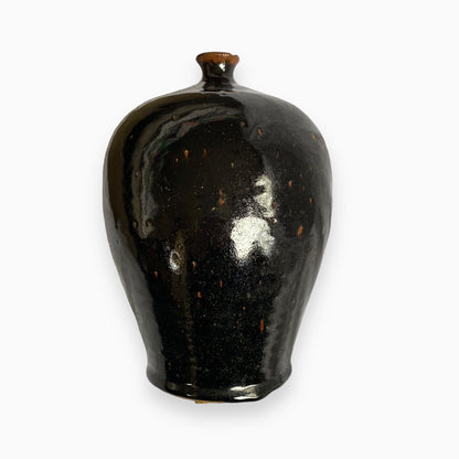 Black Floral Vase