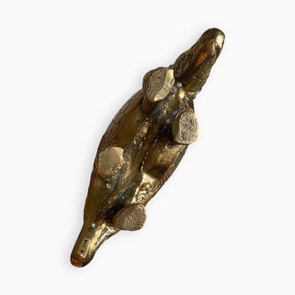 Vintage Brass Armadillo Figurine