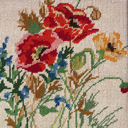POPPY NEEDLEPOINT
