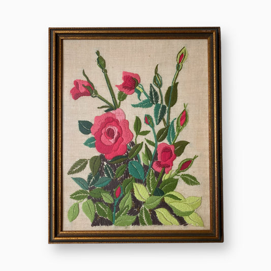 ROSE CREWELWORK