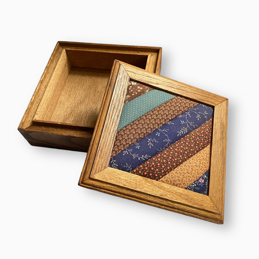 QUILT TOP KEEPSAKE BOX