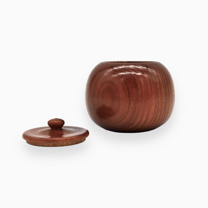 Small Handcrafted Spun Wood Vessel