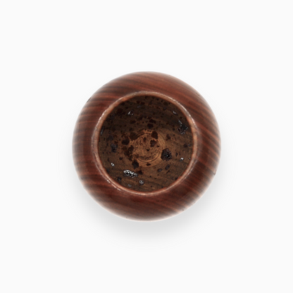 Small Handcrafted Spun Wood Vessel