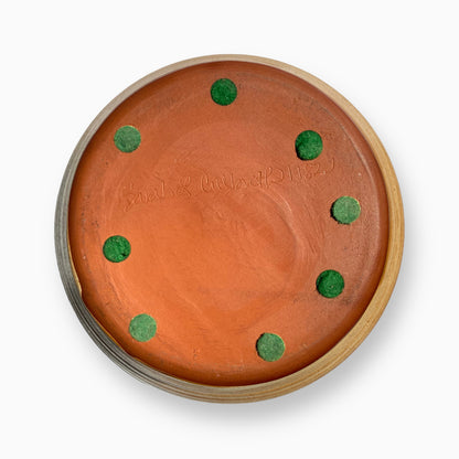 TAN CERAMIC CANISTER WITH LID