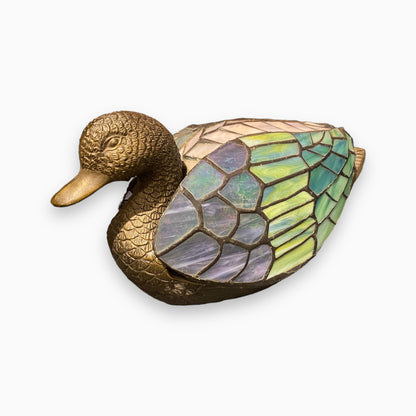 TIFFANY STYLE DUCK LAMP