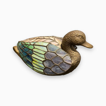 TIFFANY STYLE DUCK LAMP
