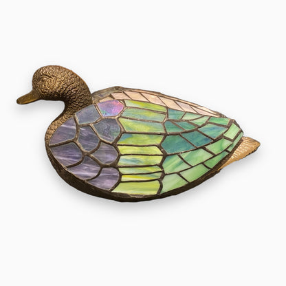TIFFANY STYLE DUCK LAMP