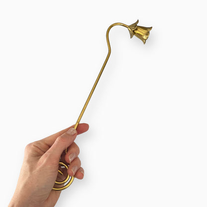 Brass Flower Candle Snuffer