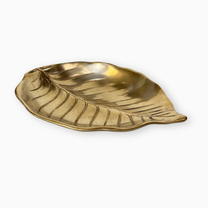 BRASS LEAF TRAY