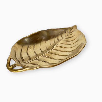BRASS LEAF TRAY