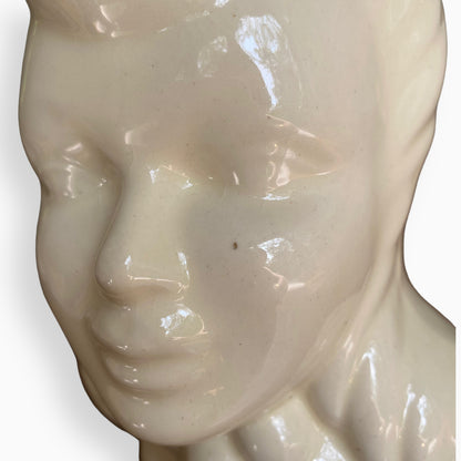 Vintage Glamour Girl Head Vase