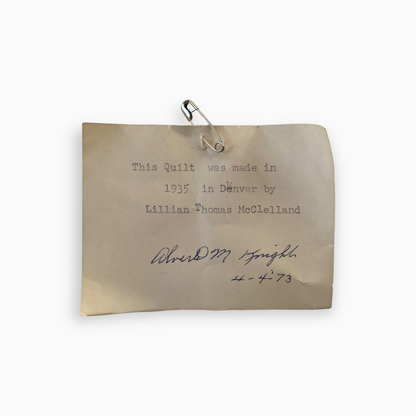 Vintage Grandmother's Flower Garden Quilt - Circa 1930s 