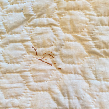 Vintage Grandmother's Flower Garden Quilt - Circa 1930s 