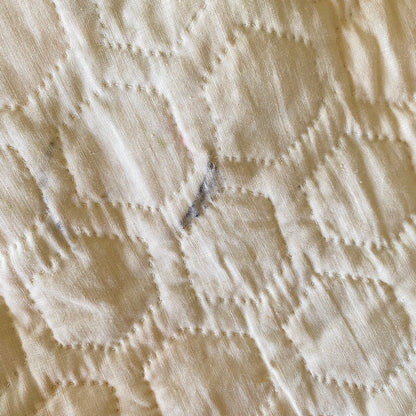 Vintage Grandmother's Flower Garden Quilt - Circa 1930s 