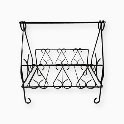 METAL MAGAZINE RACK