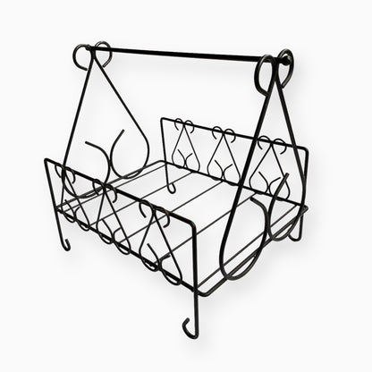METAL MAGAZINE RACK