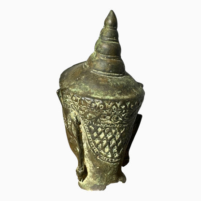 Vintage Brass Buddha Head 