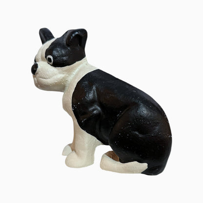 Vintage Cast Iron Boston Terrier Door Stop