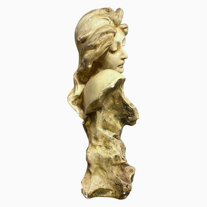 Vintage Ceramic Bust of Lygie